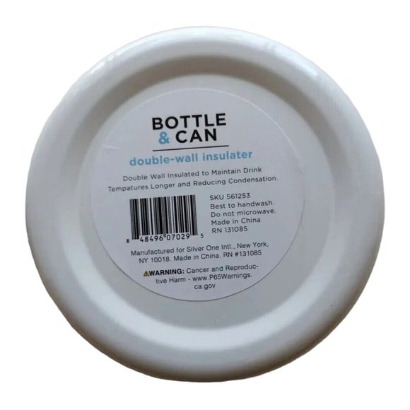 Bottle and Can Double Wall Insulater Drink Holder Rainbow Heart Set Of 3 Fun - Picture 8 of 12